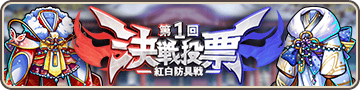 第1回決戦投票－紅白防具戦－