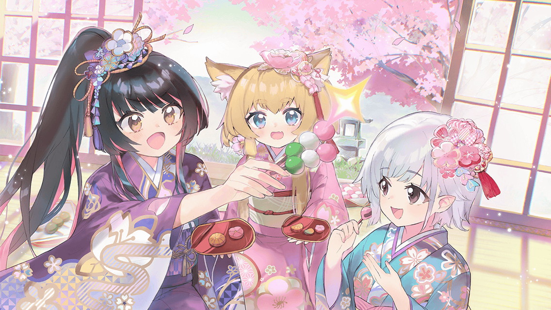 お花見より三色団子.jpg