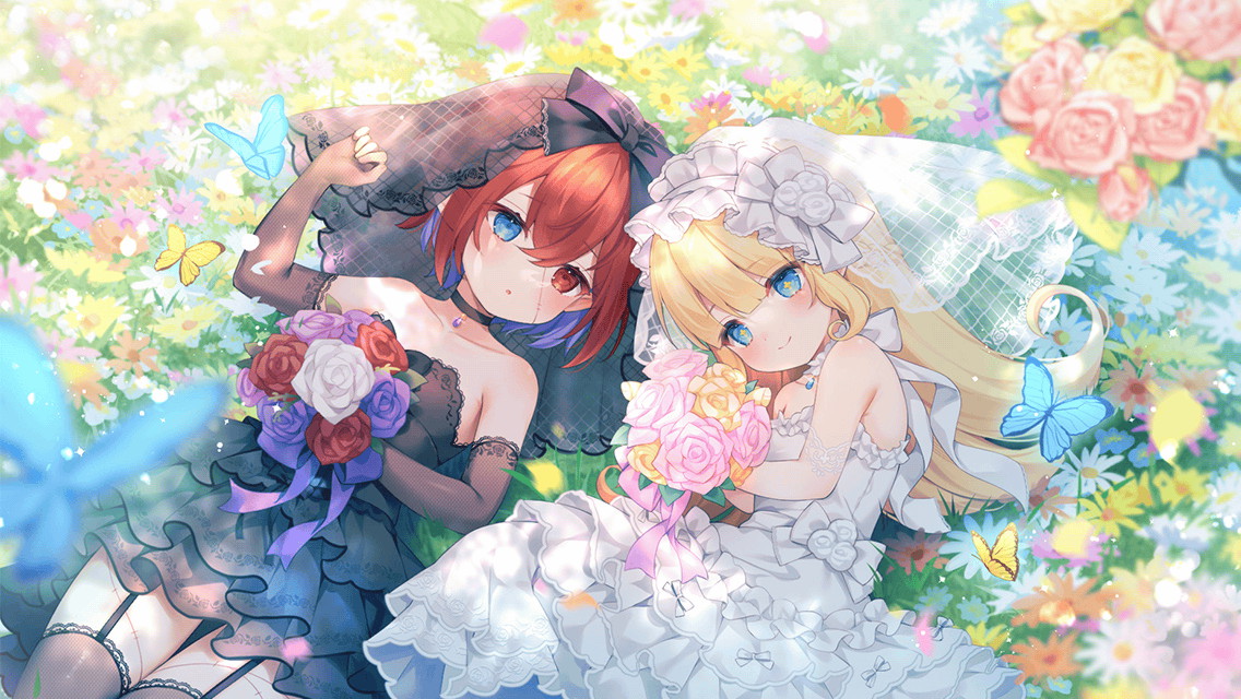 メルヘン漂う２人の花嫁.jpg