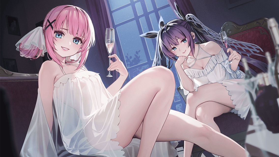 一夜。不敵に笑う華、二輪.jpg